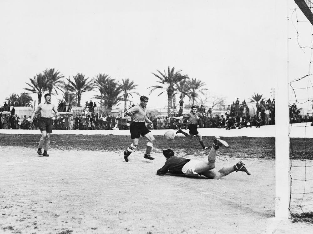 R.A.F Cup Final In Tripoli, 10th March, 1943