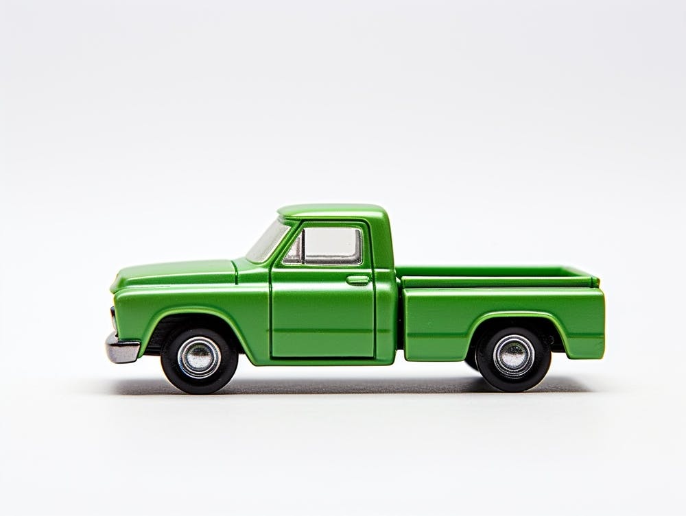 Toy Car 67 Chevy C10 Green 2