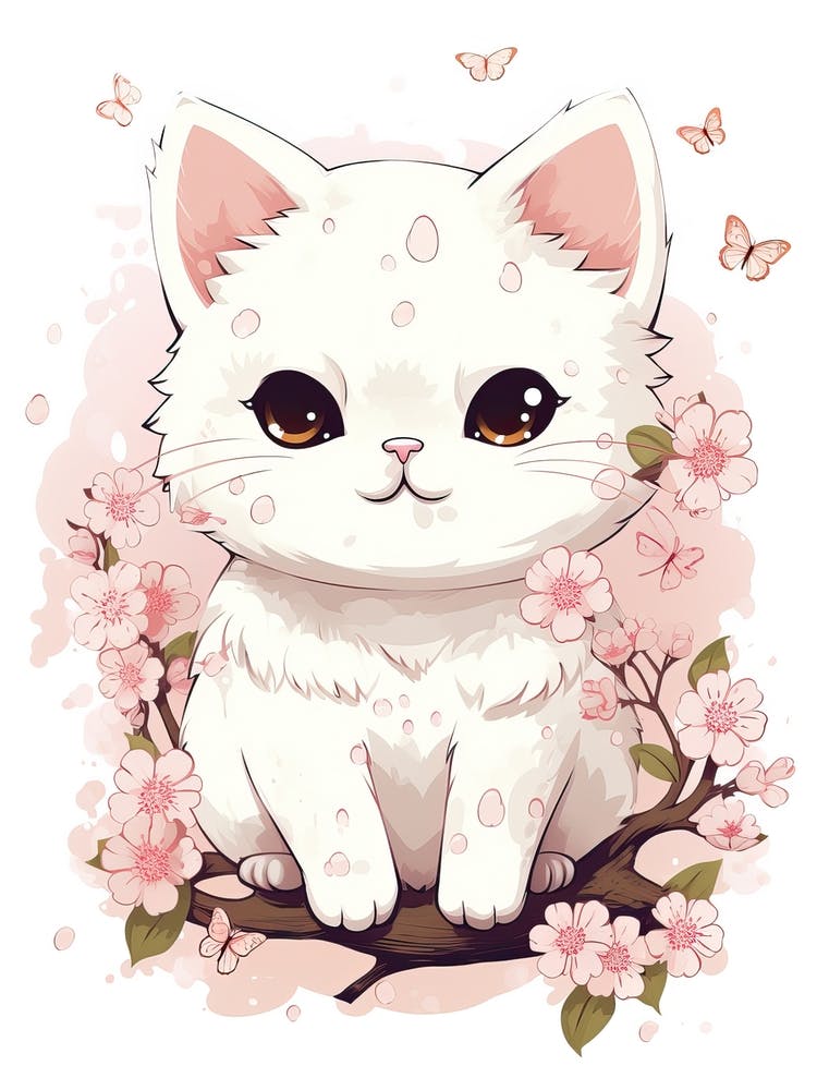 Kawaii Cat Drawings 2