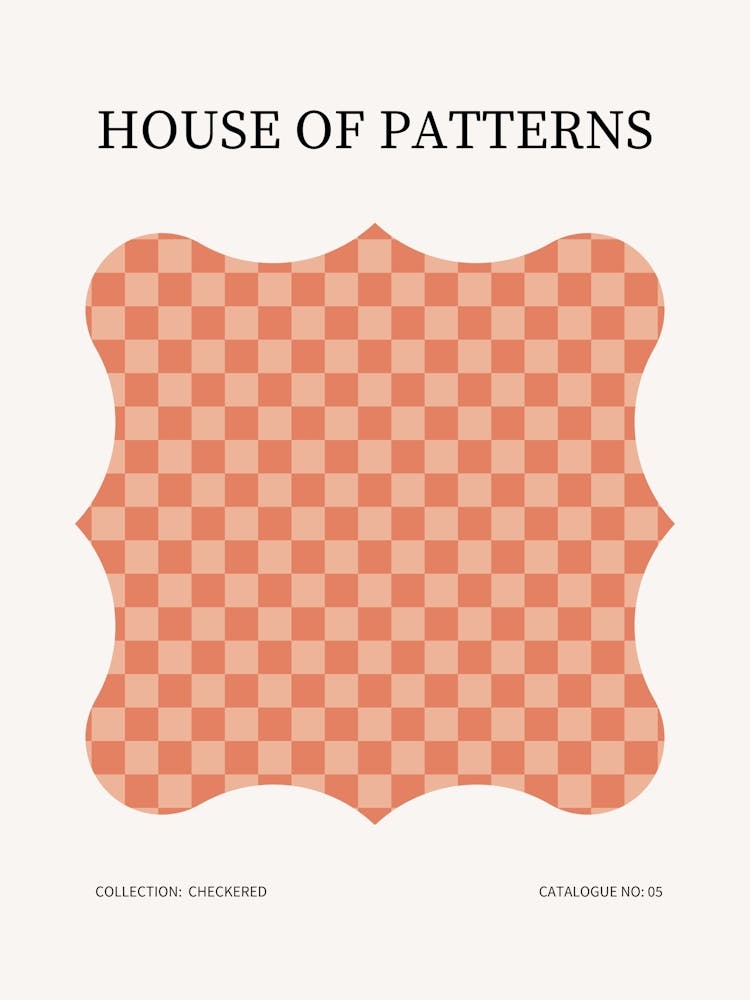 Checkered Pattern Poster 5