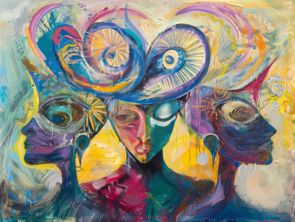 Three Women'S Heads
