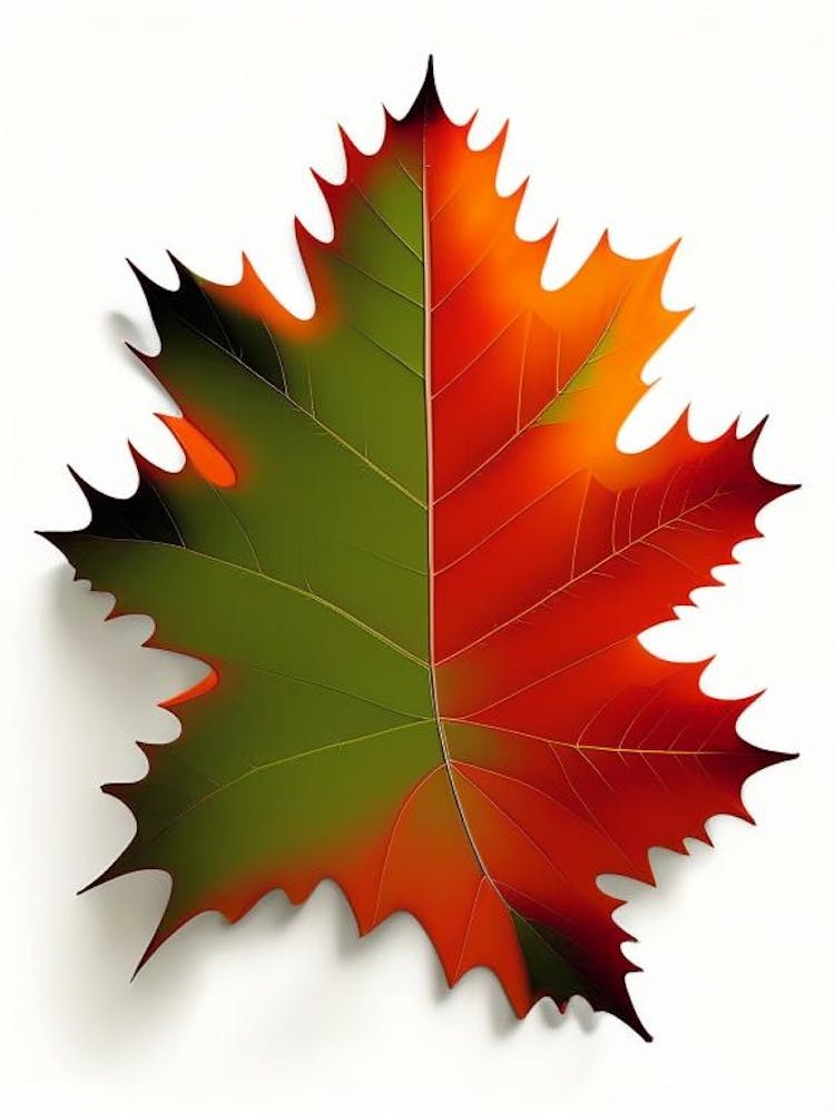Feuille d'Érable Vibrante Inspirée 3