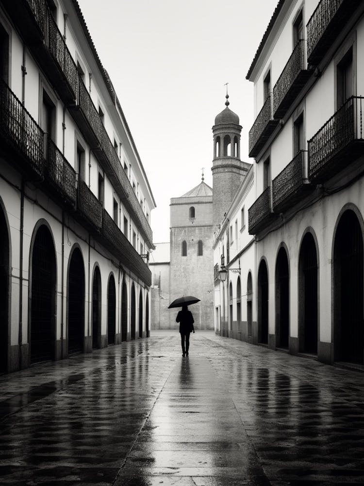 Palencia, Spain, Black And White Analogue Photography 1