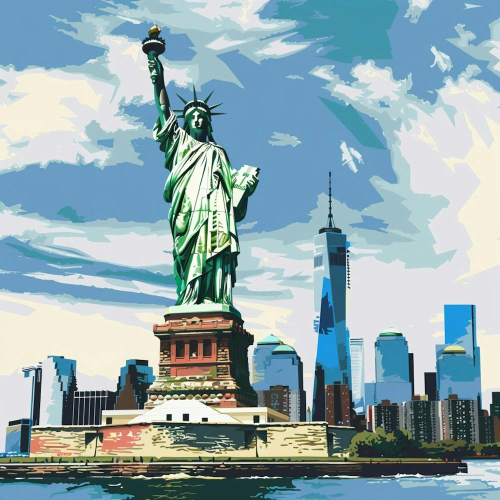 A Statue Of Liberty In New York Vector Design Il 1719923113 4