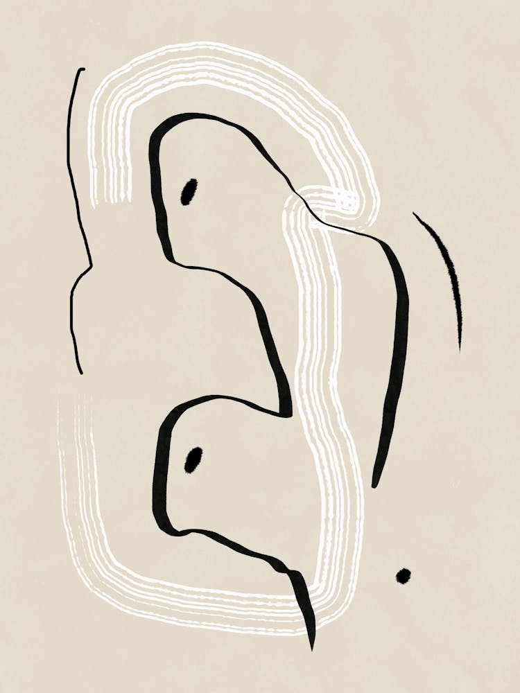 Abstract nude