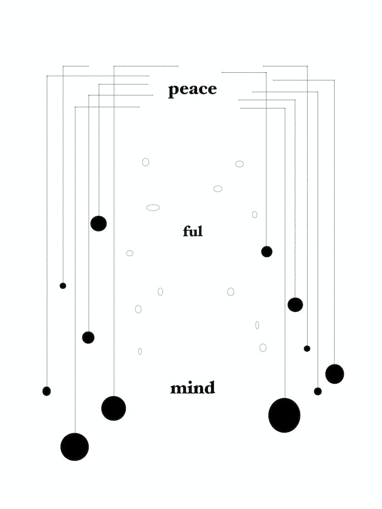 peace - line art - minimal art
