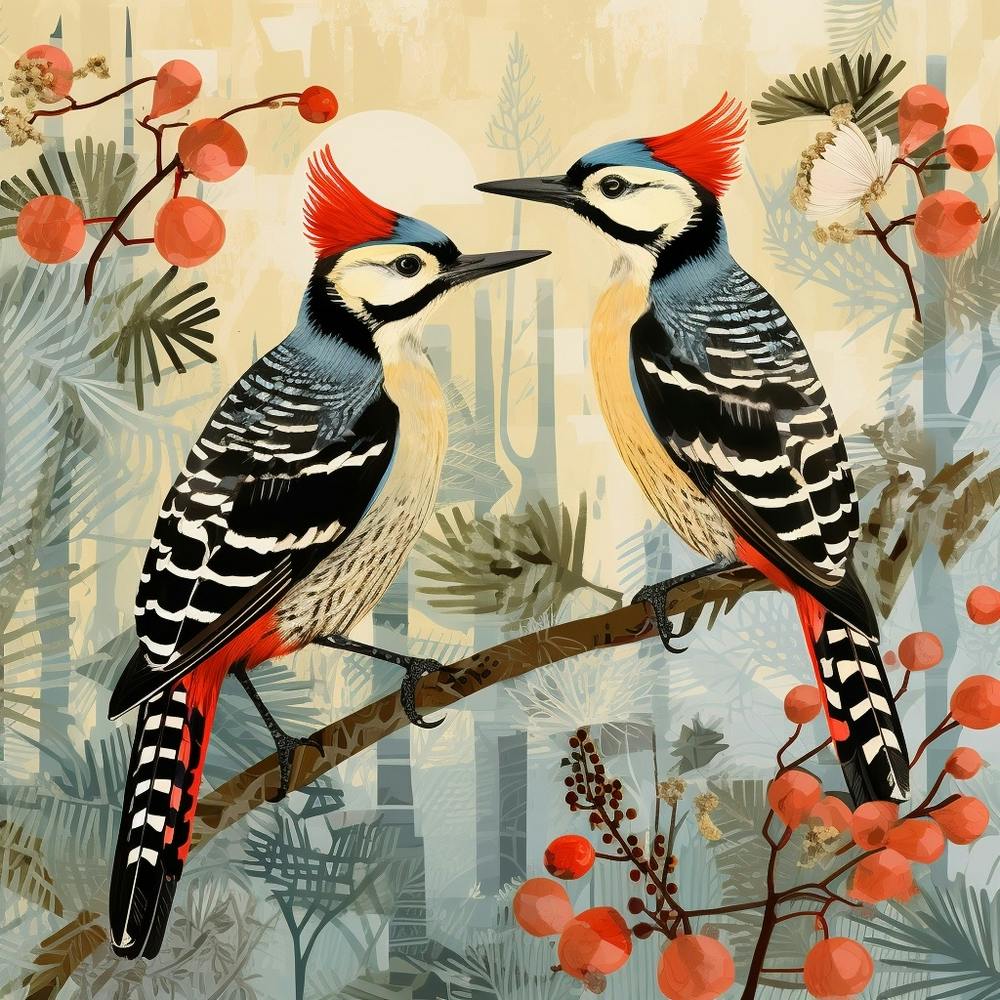 Bird In Nature Woodpecker 2