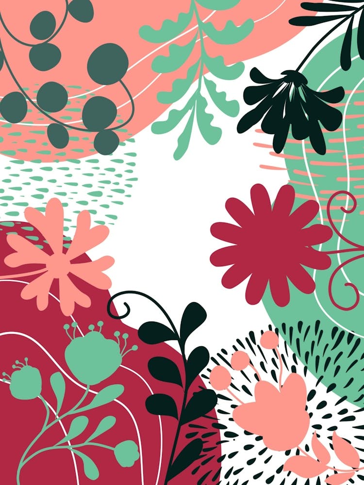 Abstract Floral Pattern 18