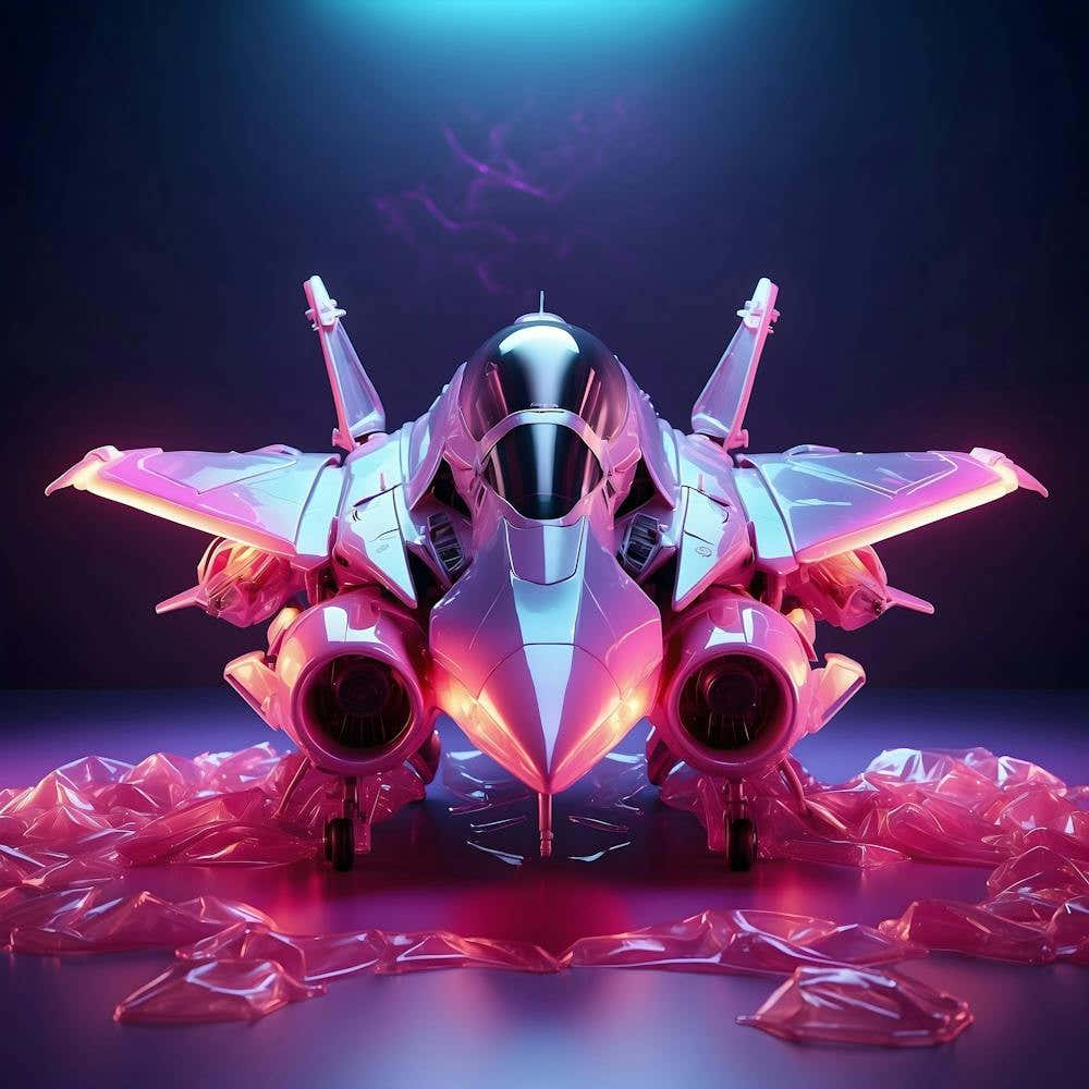 Futuristic Fighter Jet 3
