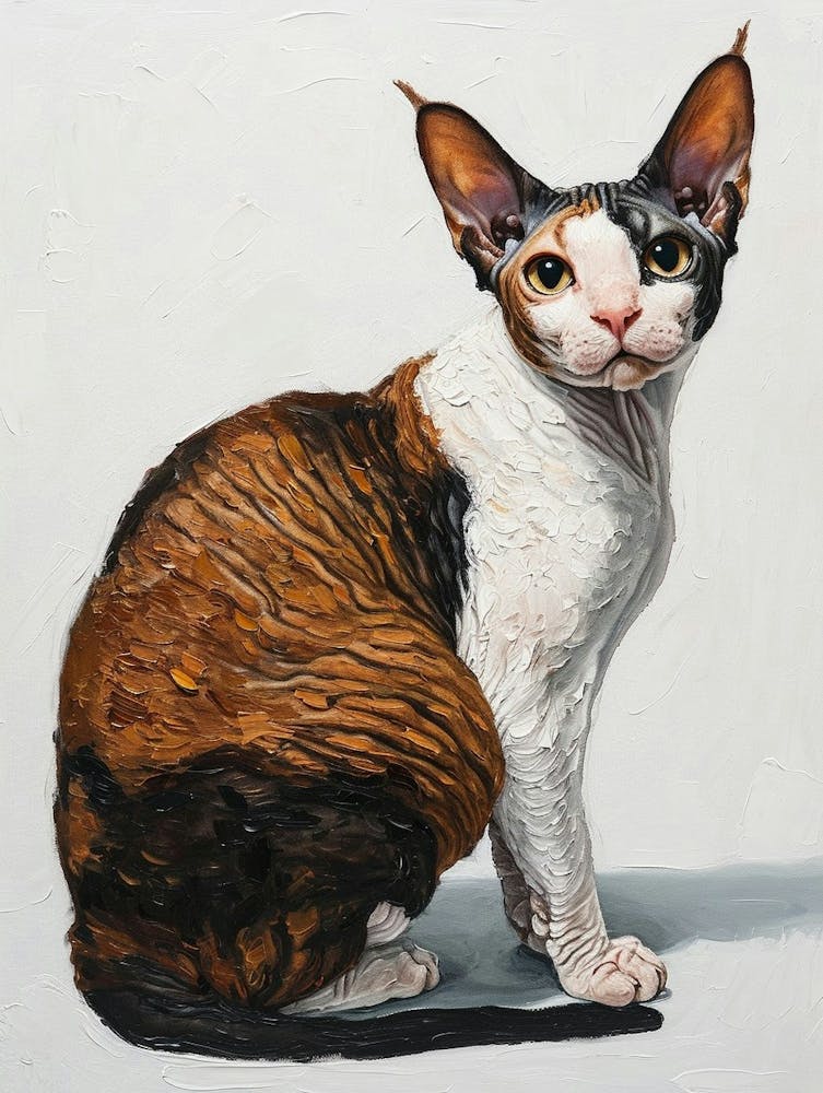 Devon Rex Painting 1