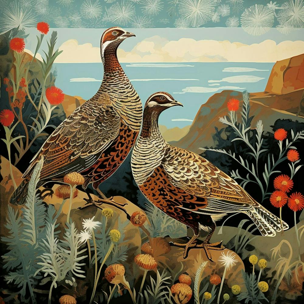 Bird In Nature Grouse 1