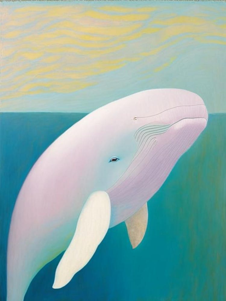 Beluga Whale Abstract 2