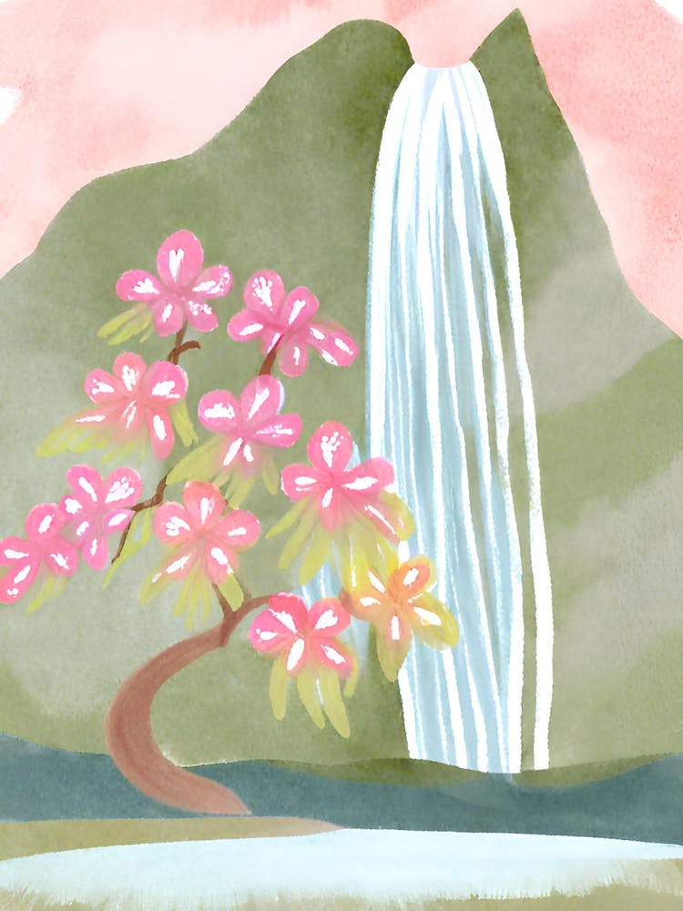Hawaiian Waterfall 1