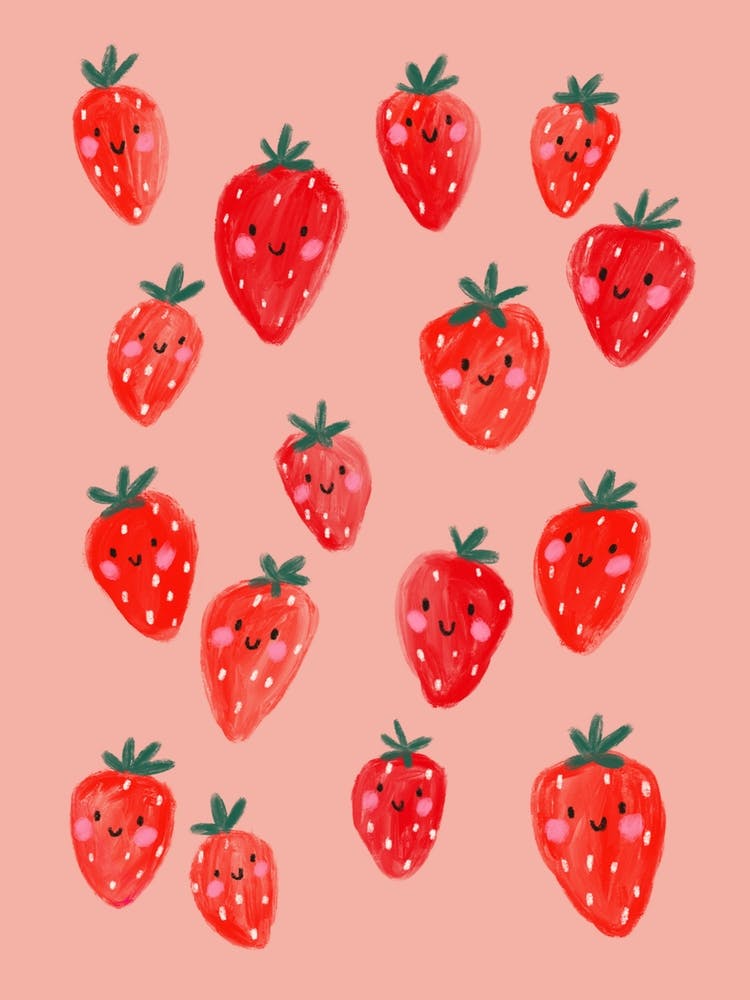 Happy Fruit Sweet Strawberries