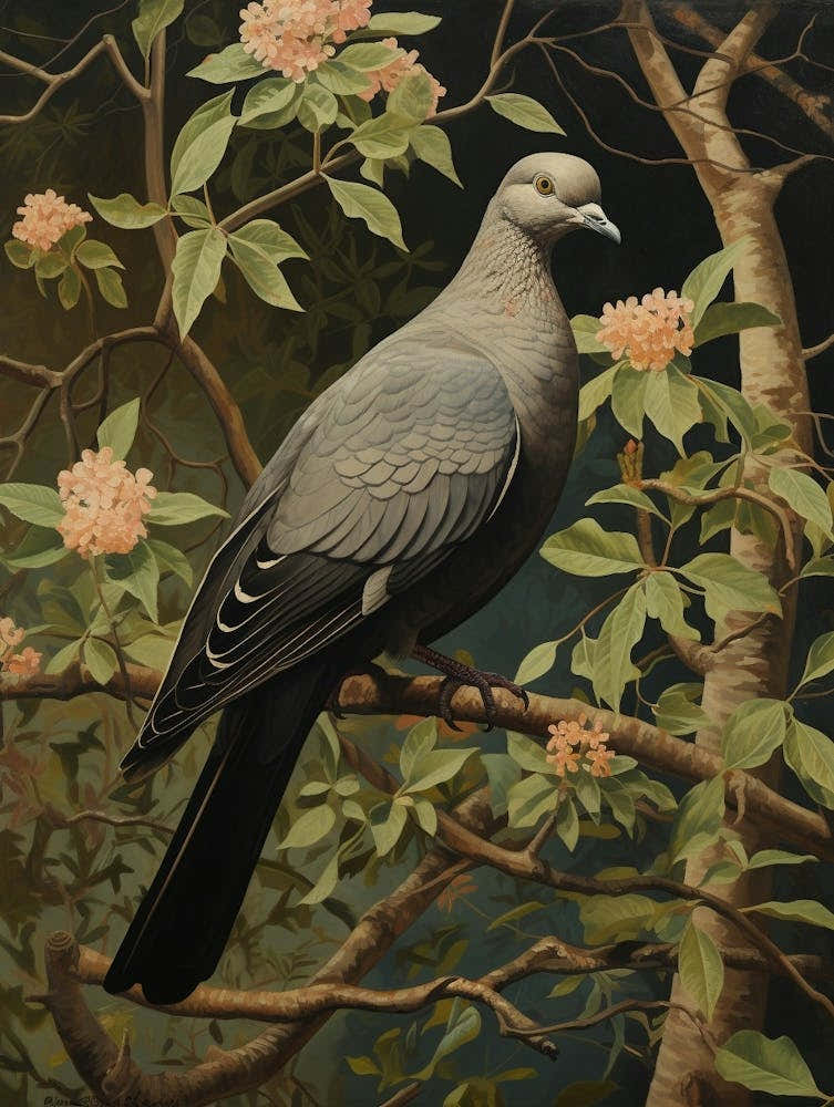 Dark And Moody Botanical Dove 2