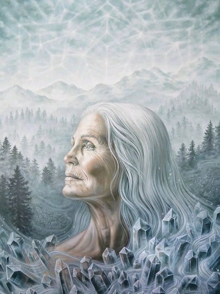 Old Woman In The Water