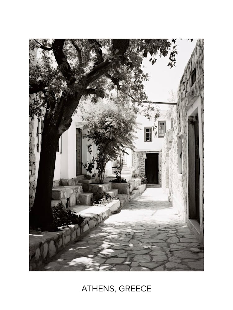 Poster Of Bodrum, Turkey, Photography In Black And White 5