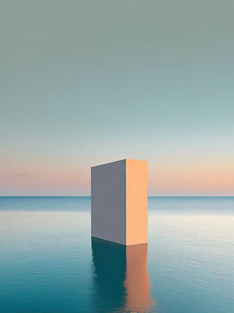 White Cube In The Water