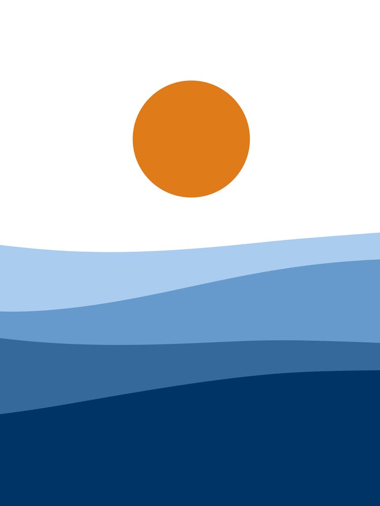 Sunrise Over The Ocean