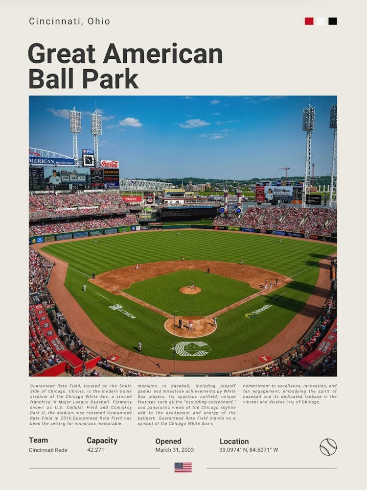 Baseball - Cincinnati Reds - Great American Ball Park 1