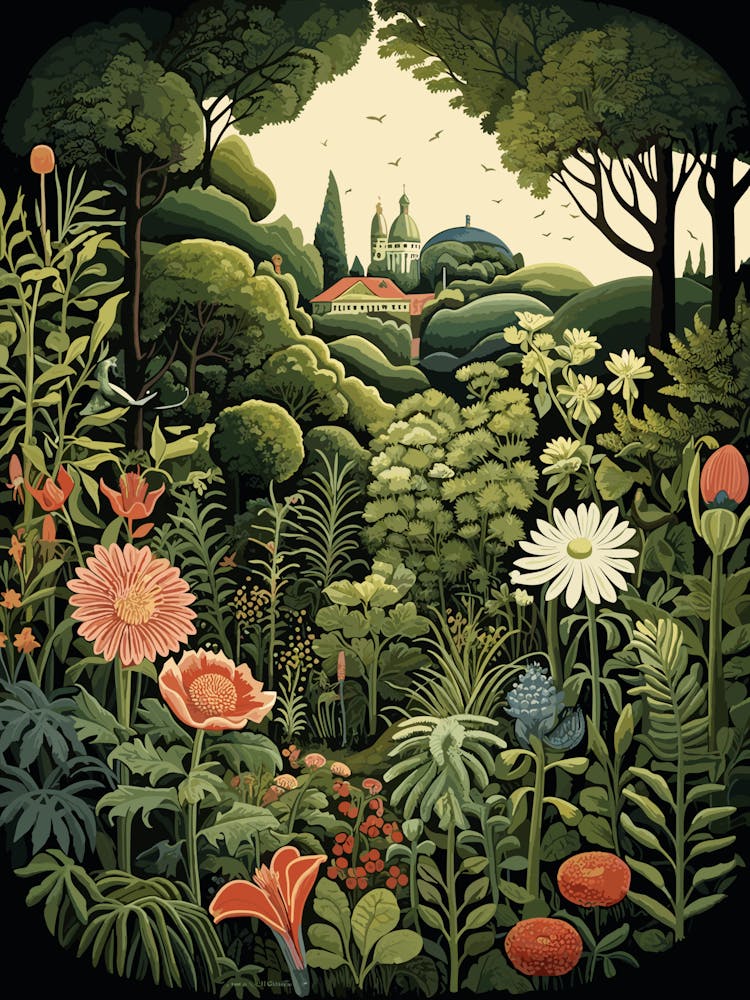 Chanticleer Garden Usa Henri Rousseau Style 2