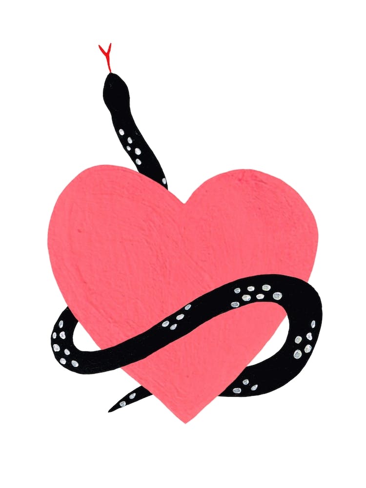 Tangled In Black Snake