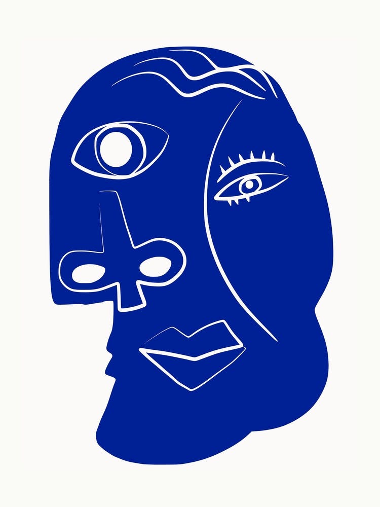 Blue Mood Portrait