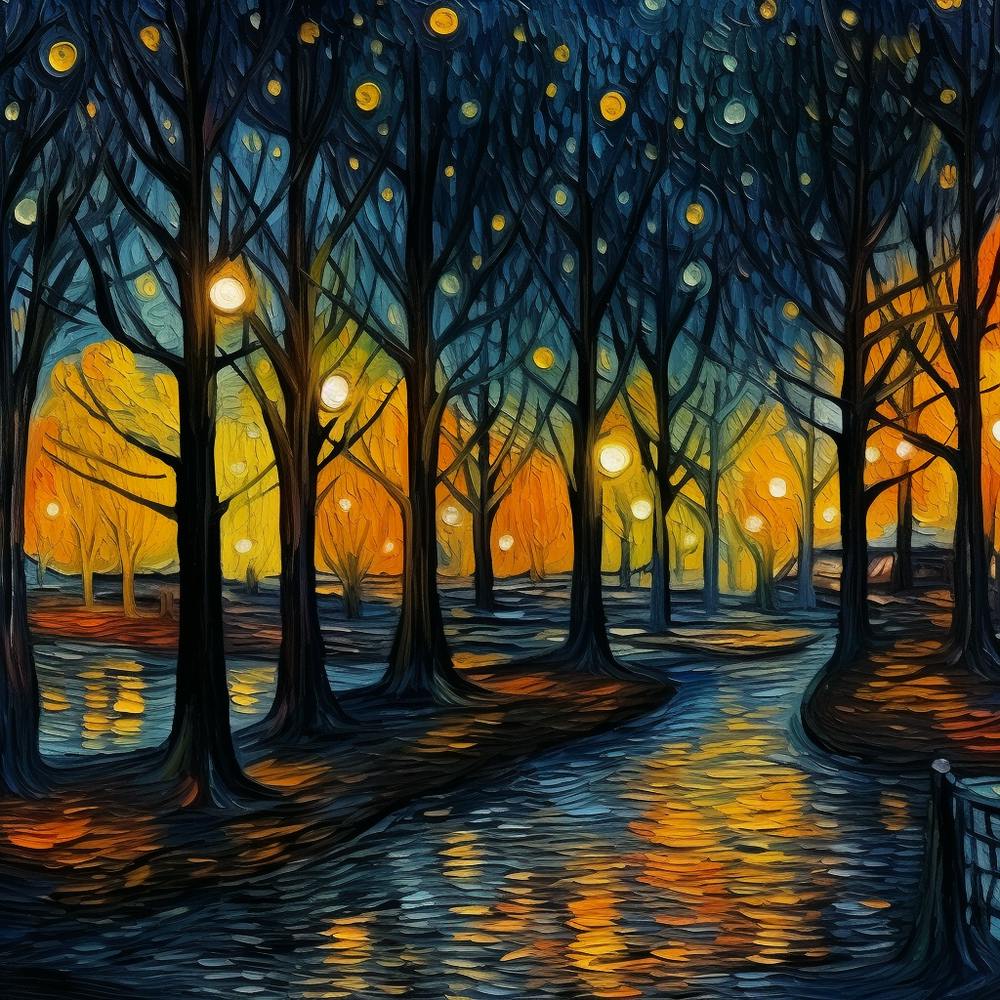 Starry Night In The Park