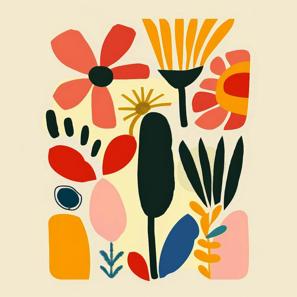 Abstract Floral Painting 16