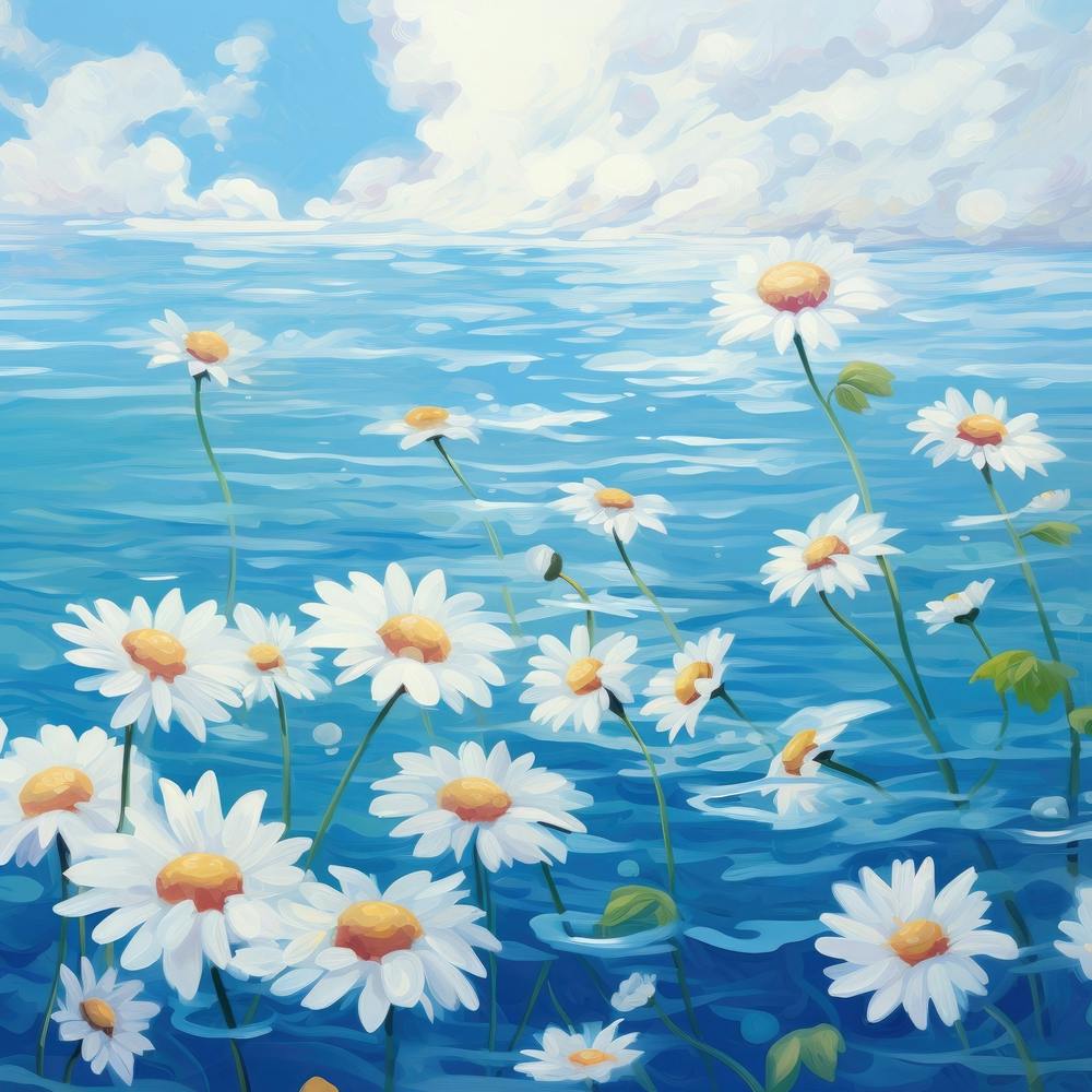 Gänseblümchen im Meer