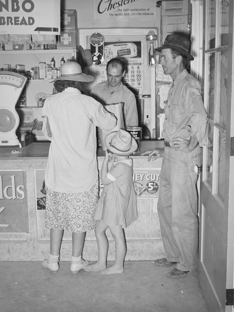 In The Grocery Store Of The Casa Grande Valley Farms, Pinal County, Arizona By Russell Lee
