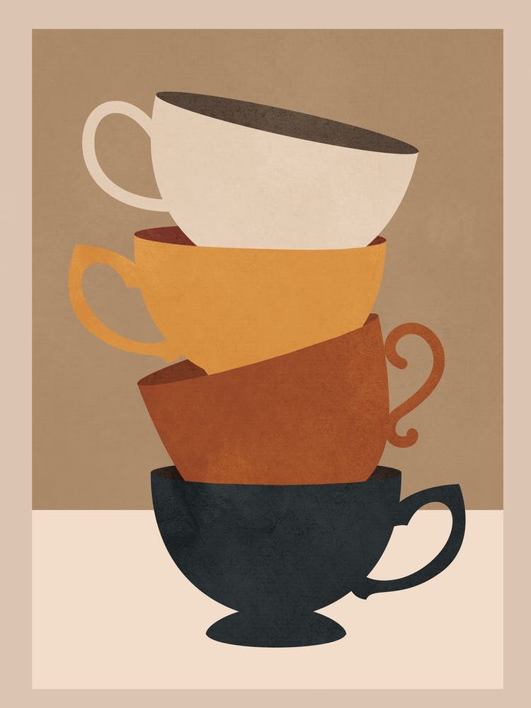 Modern Minimalist Tea Cups