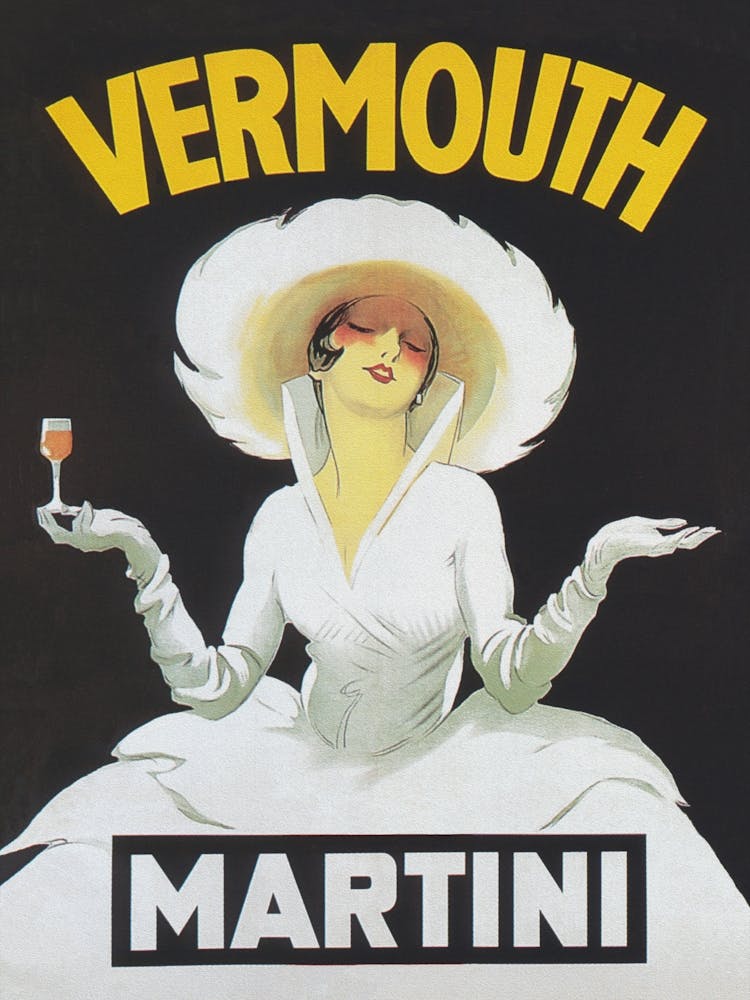 Vermouth Martini Vintage Poster