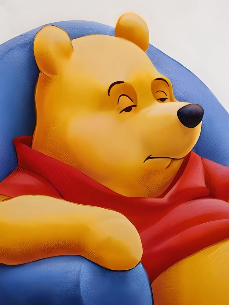 Winnie Pooh Bear Tuxedo Meme Art