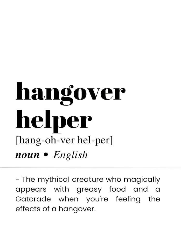 Hangover Helper