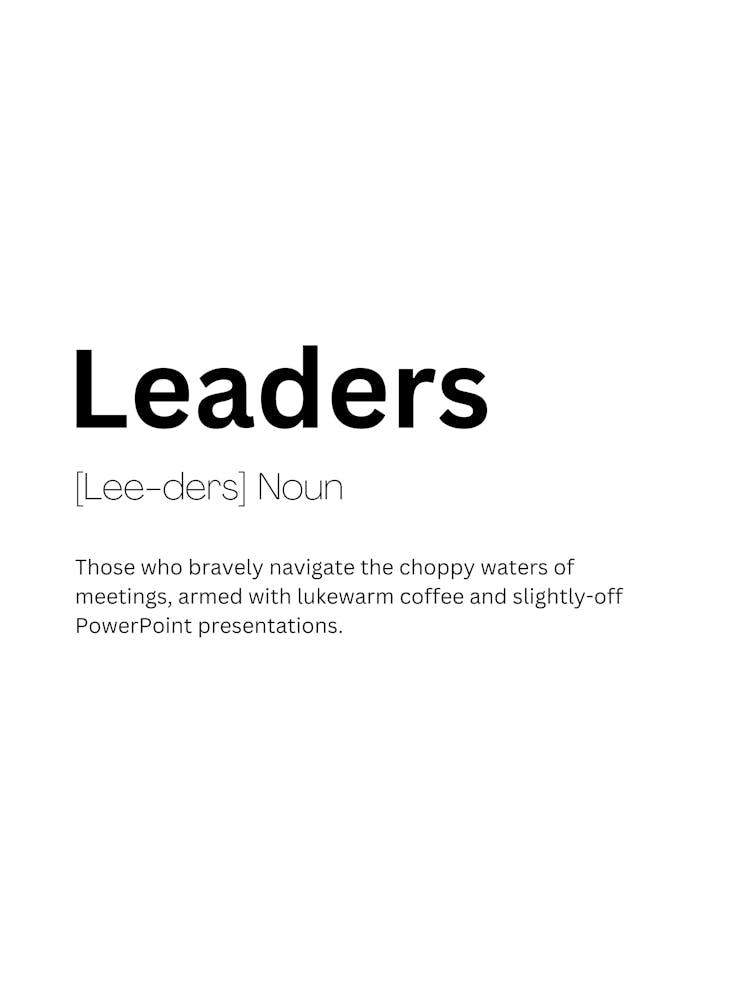 Leaders Definition Meaning