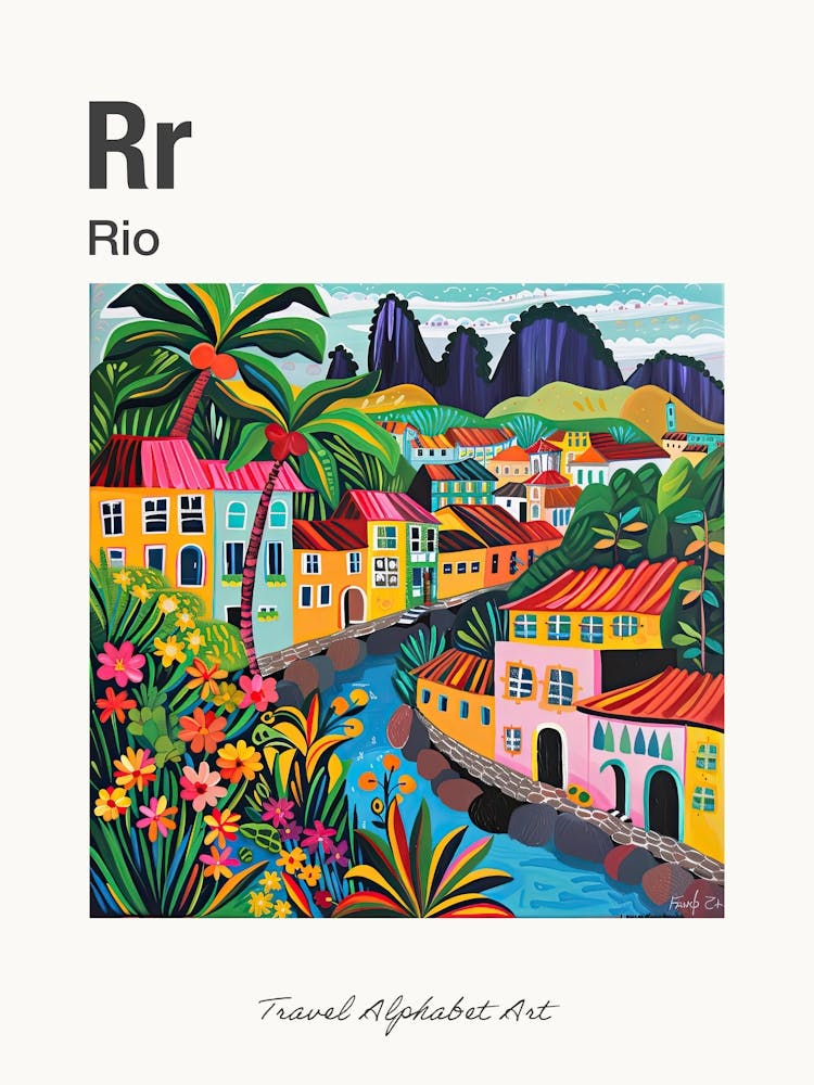 Kids Travel Alphabet  Rio 3