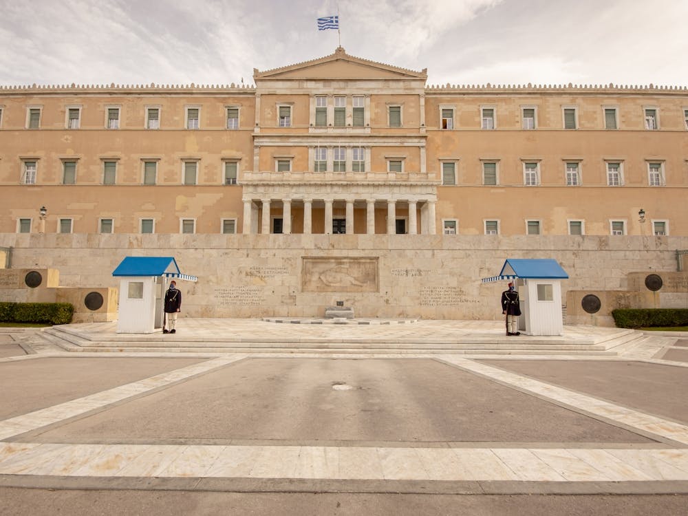 Greek Parliament Building in Athens