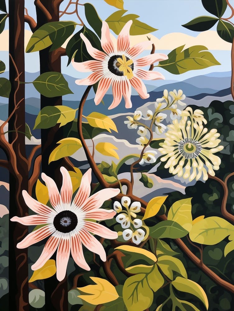 Passionflower 2 Flower Painting
