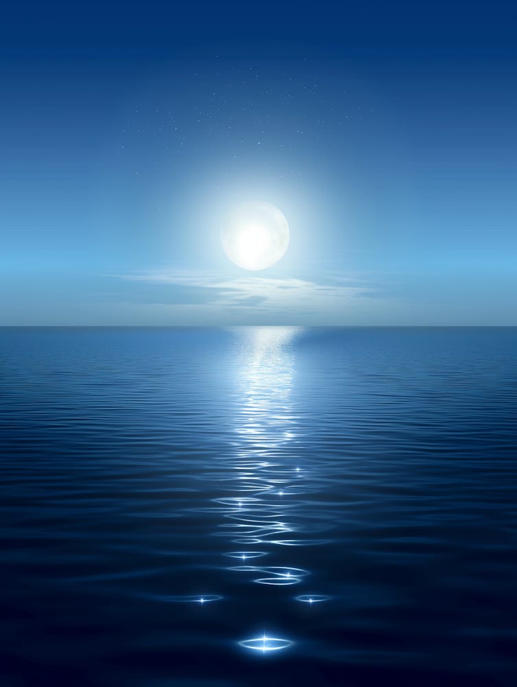 Full Moon Over The Ocean 3