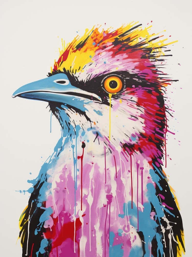 Andy Warhol Style Bird Cuckoo 2