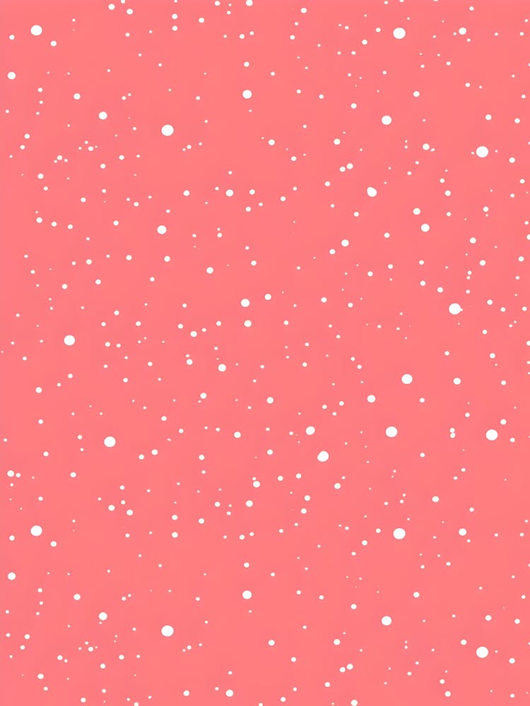 Flocons de neige sur fond rose