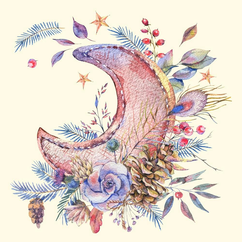 Beautiful Crescent Moon