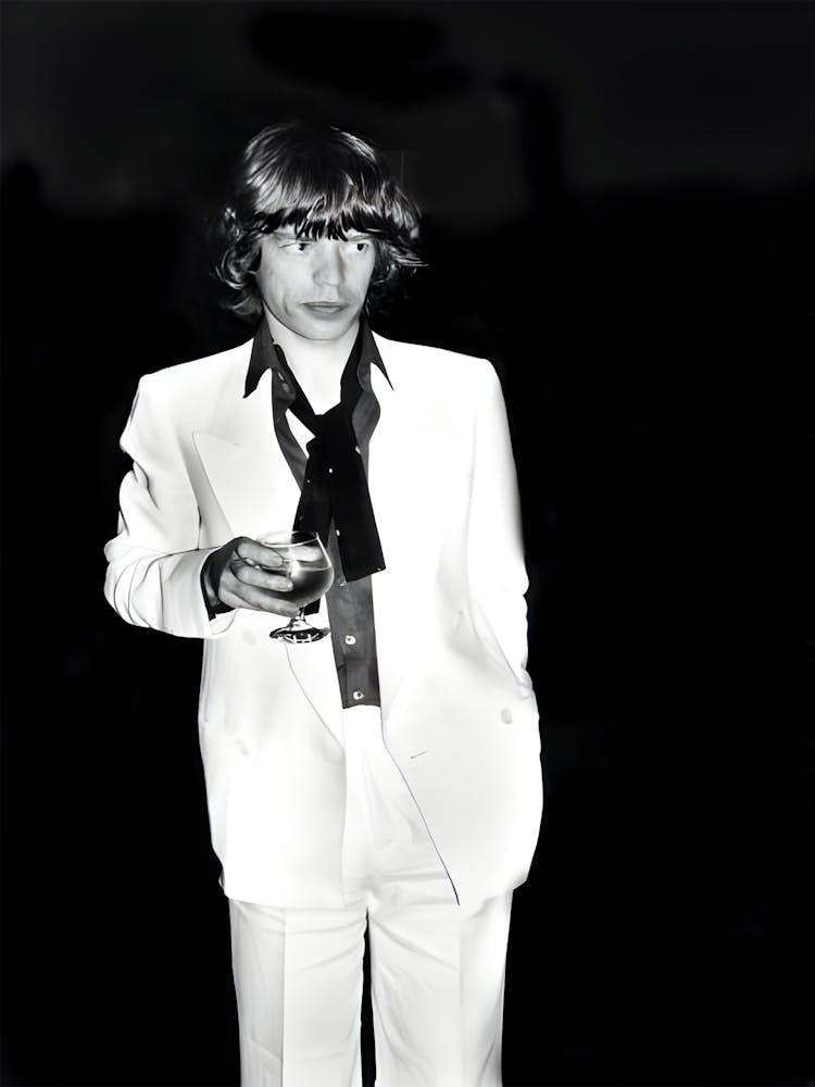 Mick Jagger At Studio 54 At Bianca Jagger S