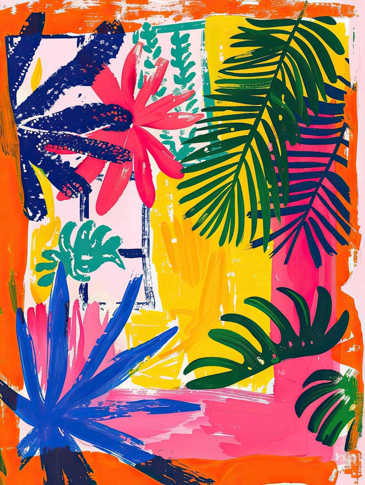 Celestial Jungle Matisse Style