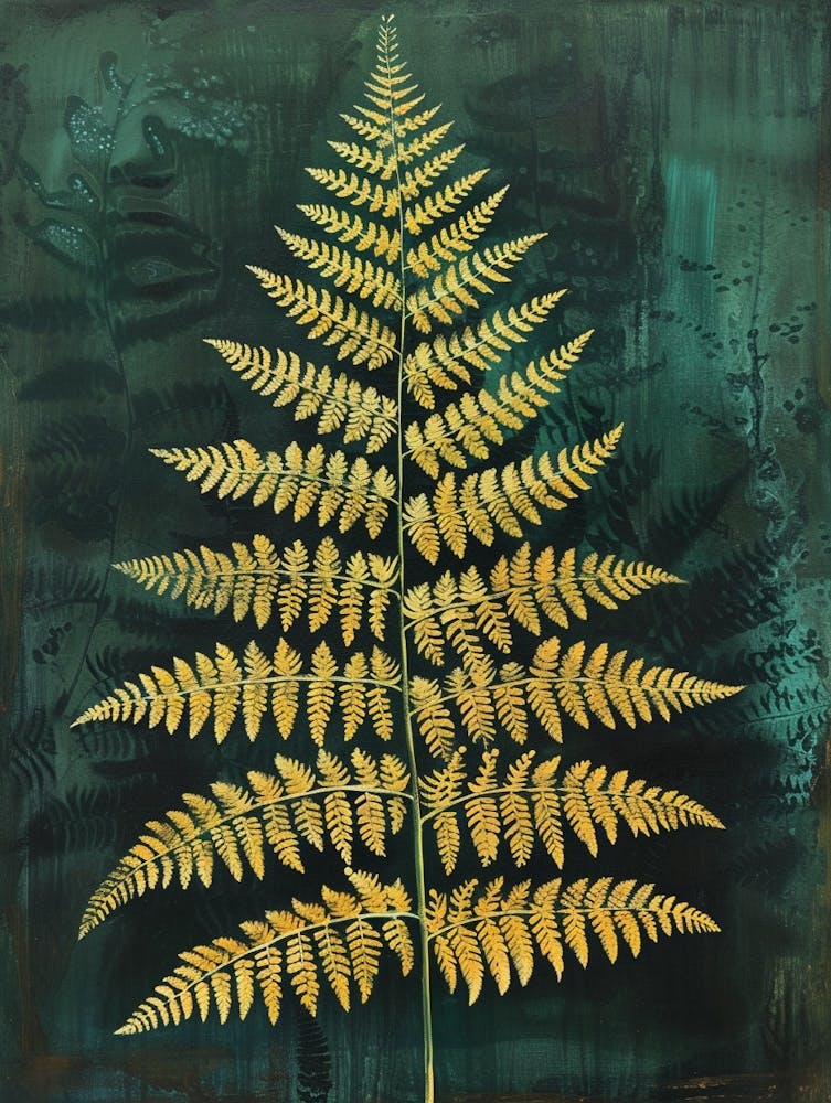 Royal Fern Painting 1