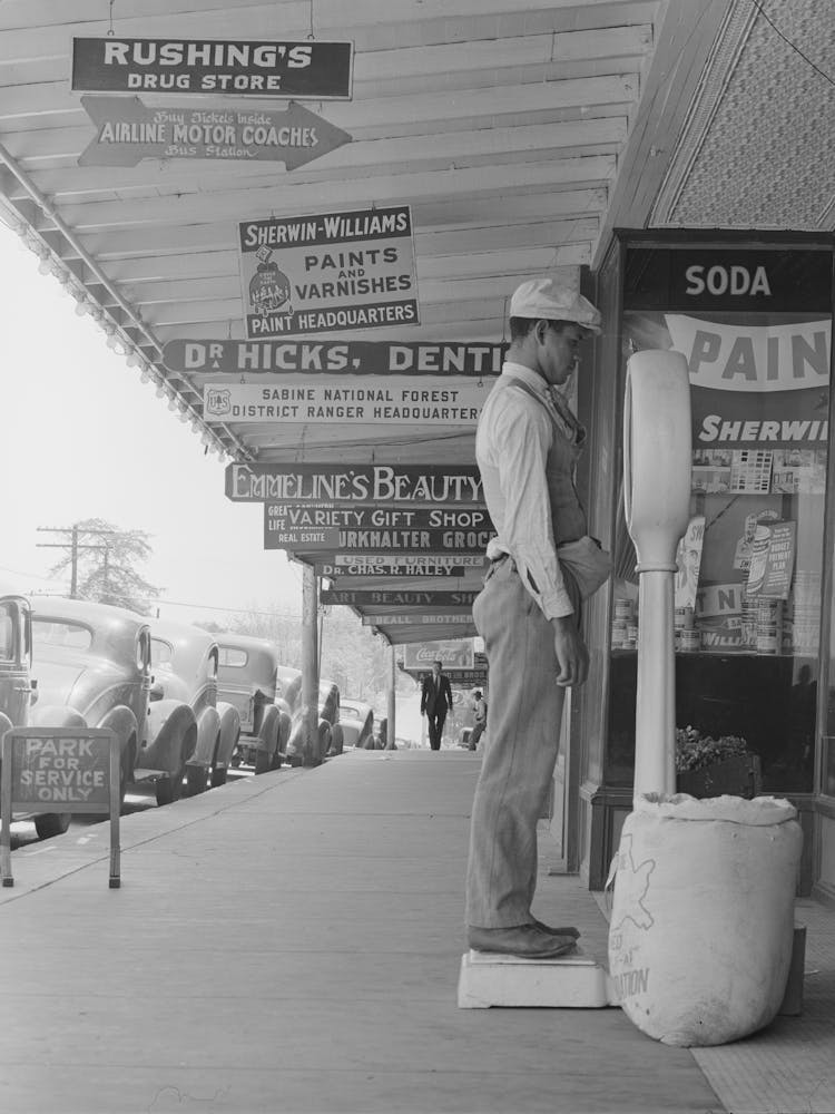 Street Scene,San Augustine, Texas By Russell Lee