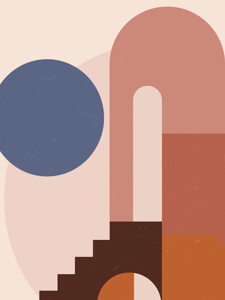 Bohemian Moroccan Staircase Print 1