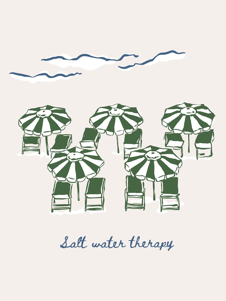 Salt Water Therapy Poster
