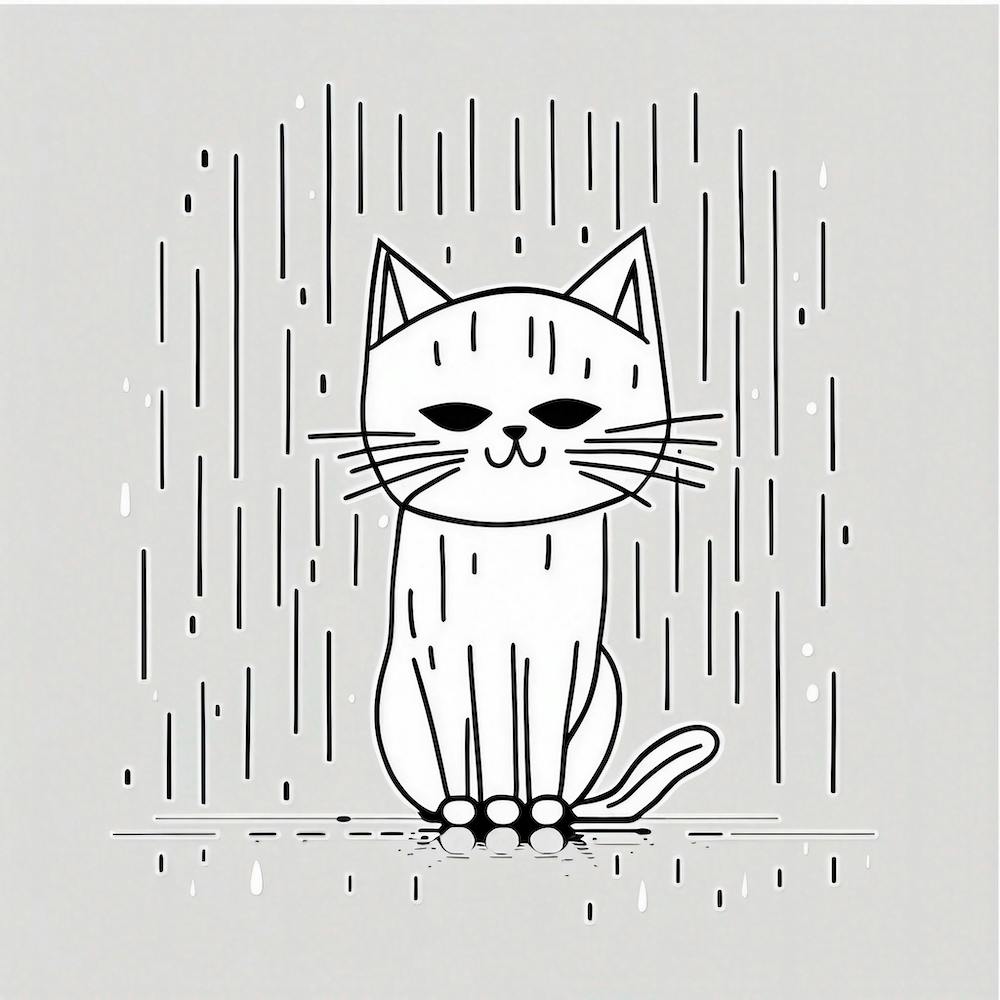 Cat In The Rain 1